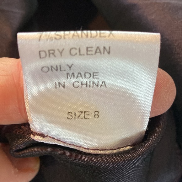 Tadashi Shoji cut #22182 style CY8777L iridescent purple skirt separate spandex - Picture 9 of 9